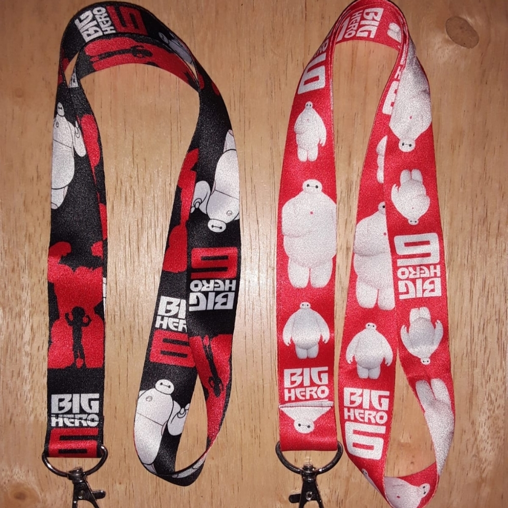F1. Best Disney Classic Movies Big Hero 6 Combo A One Size Lanyard (2pcs)